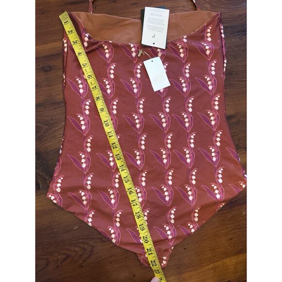 Juan D Dios Esteros One Piece Embroidered Designer Swimsuit Sz XL NWT $415 - Picture 10 of 16